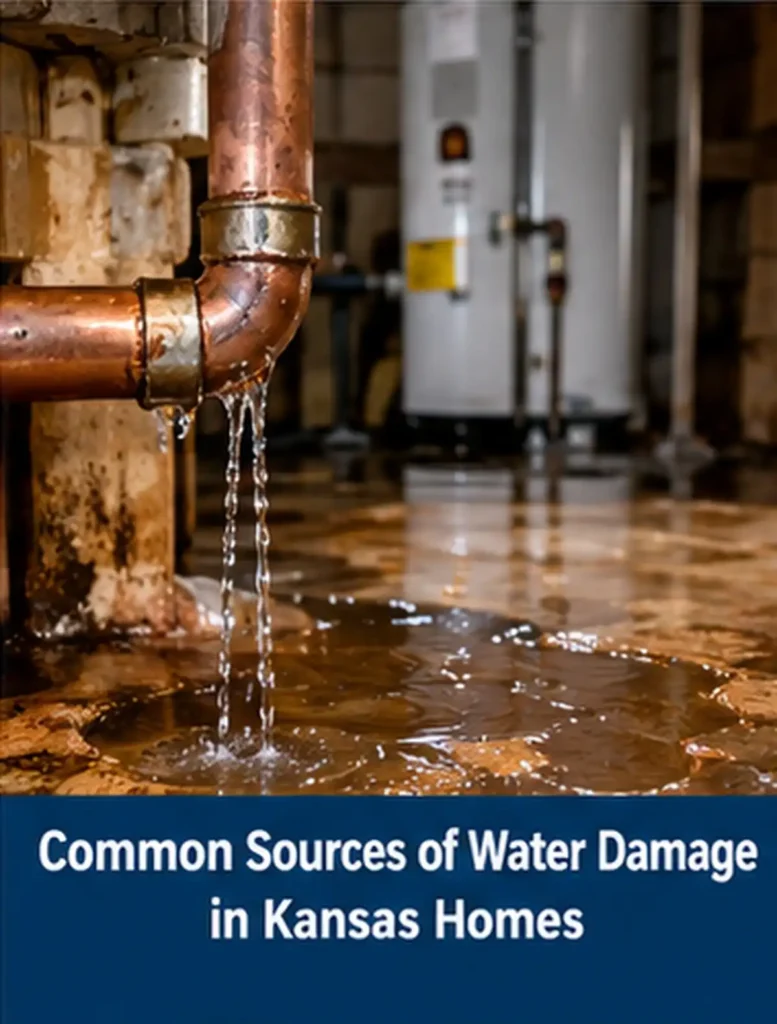 Common Sources of Water Damage in Kansas Homes
