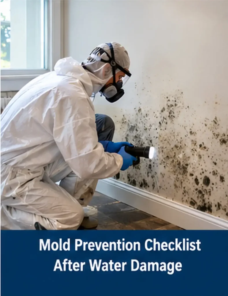 Mold Prevention Checklist After Water Damage