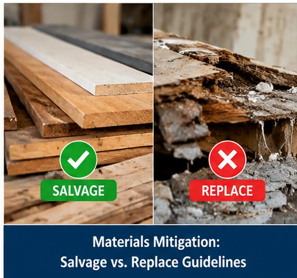 Materials Mitigation Salvage vs. Replace Guidelines