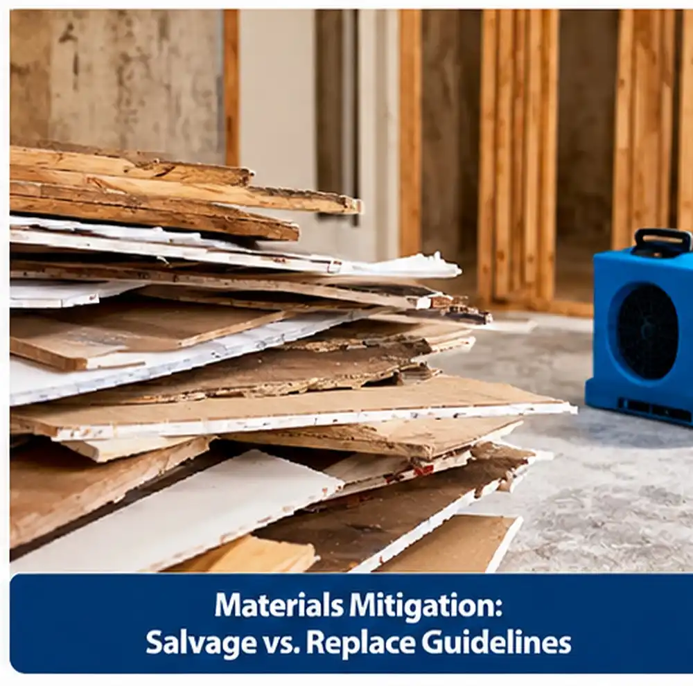 Materials Mitigation Salvage vs. Replace Guidelines