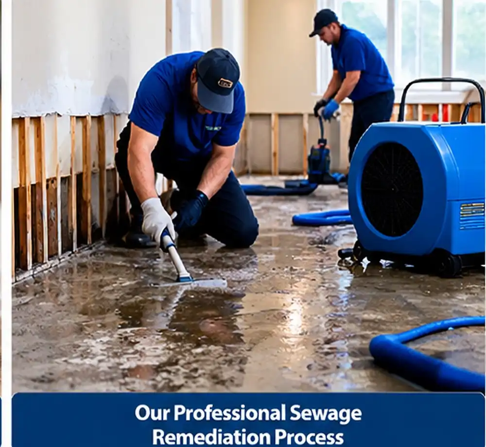Our Professional Sewage Remediation Process