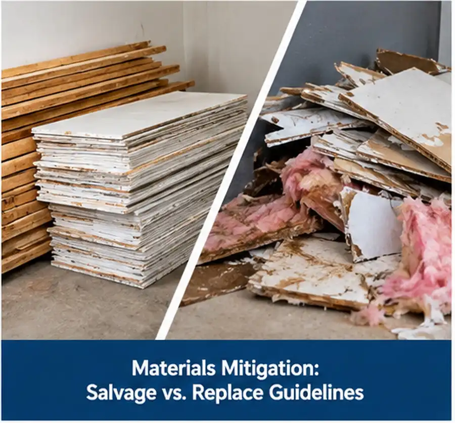 Materials Mitigation Salvage vs. Replace Guidelines