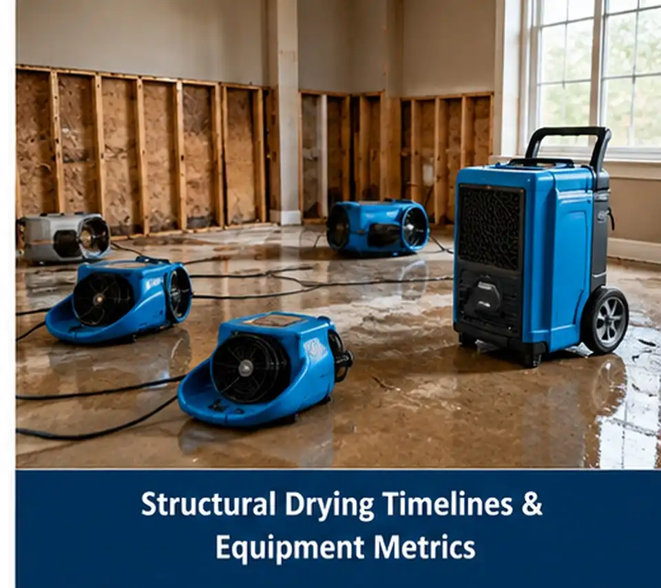 Structural Drying Timelines & Equipment Metrics
