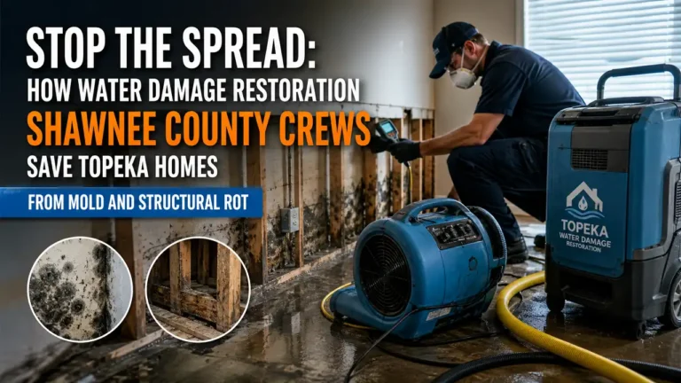 How Water Damage Restoration Shawnee County Crews Save Topeka Homes From Mold and Structural Rot